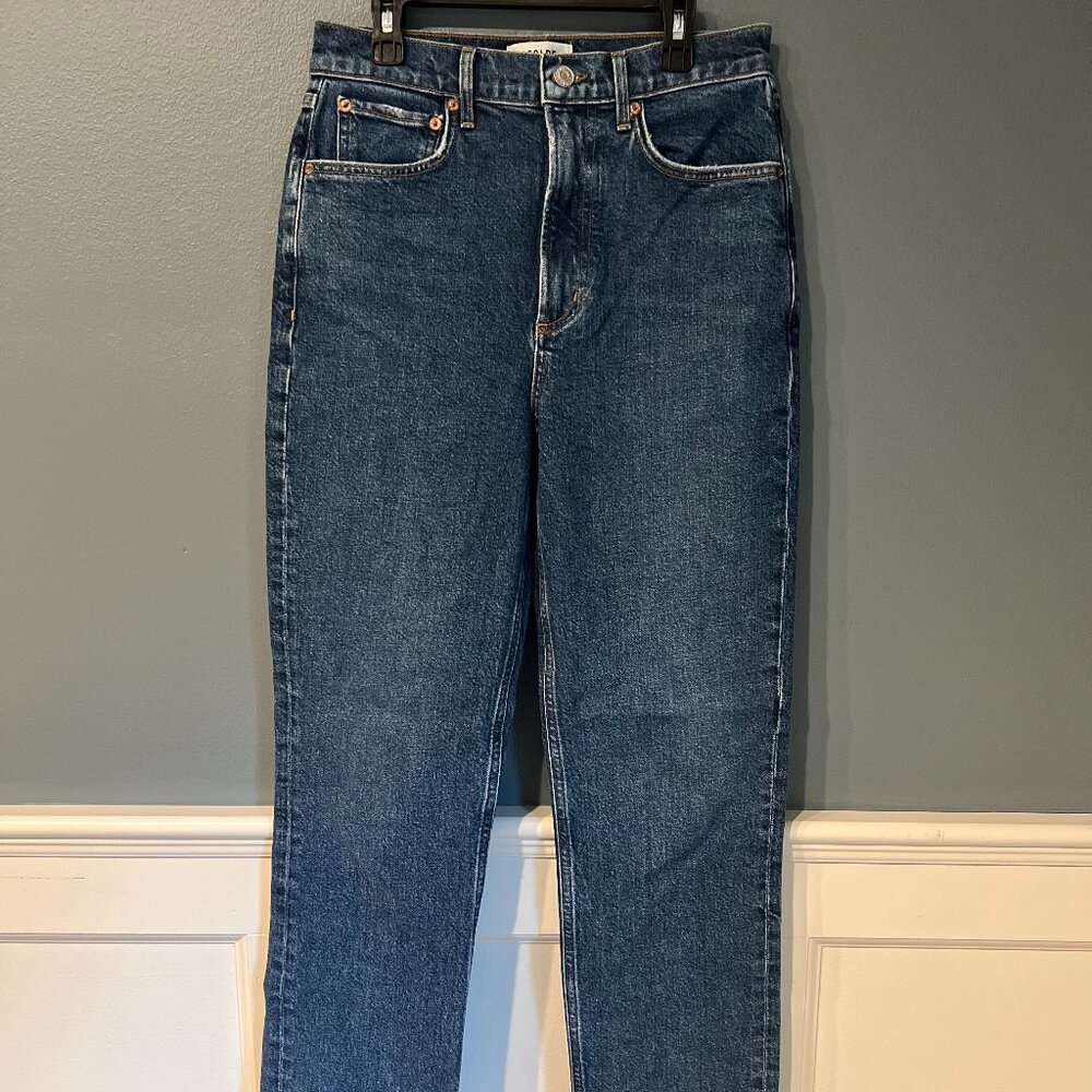 AGOLDE High Rise Stovepipe Jeans